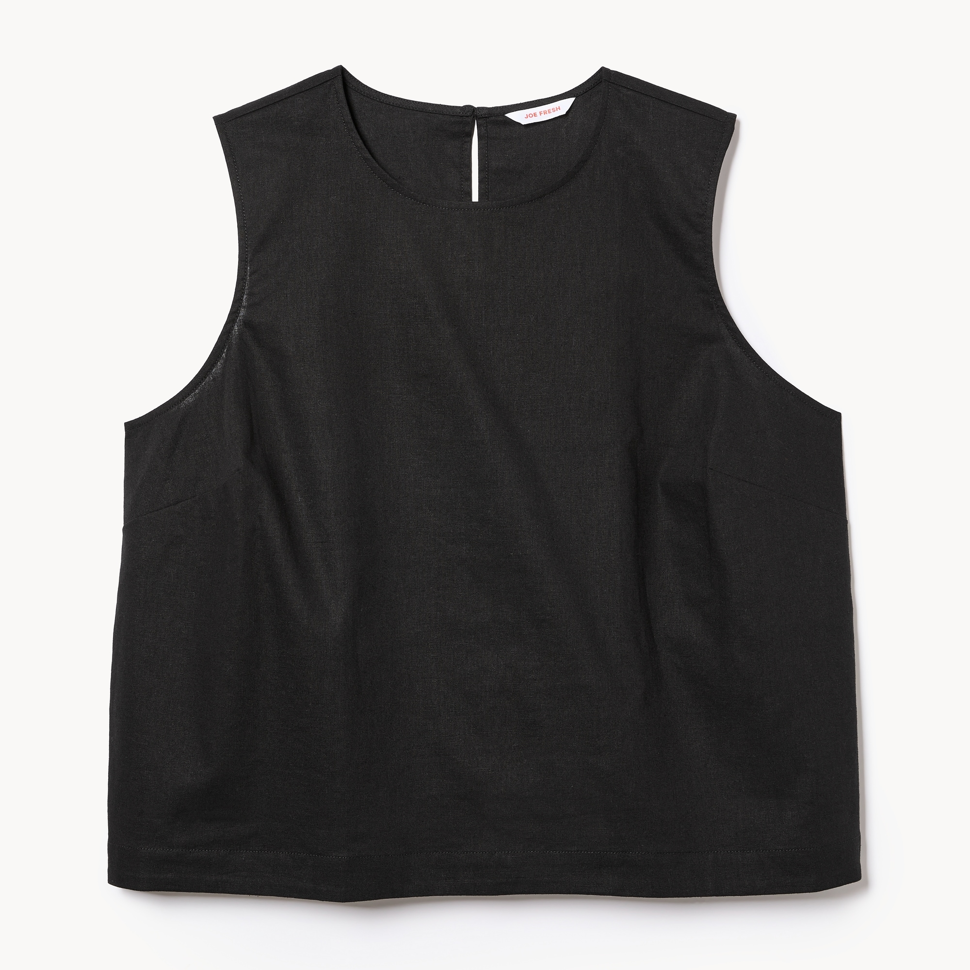 トップス ANDMARY Cotton ribbon tank black ANDMARY】Cotton ribbon tank