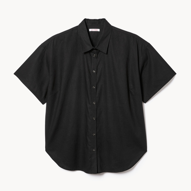 PRY Super100's Button-front Shirt １新品 Joe Fresh Women+ Linen Cotton Button-Up Shirt - 1 ea | Real