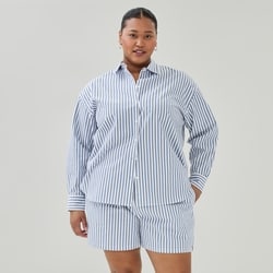 Joe Fresh Women+ Oversized Button-Up Shirt - 1 ea | Zehrs