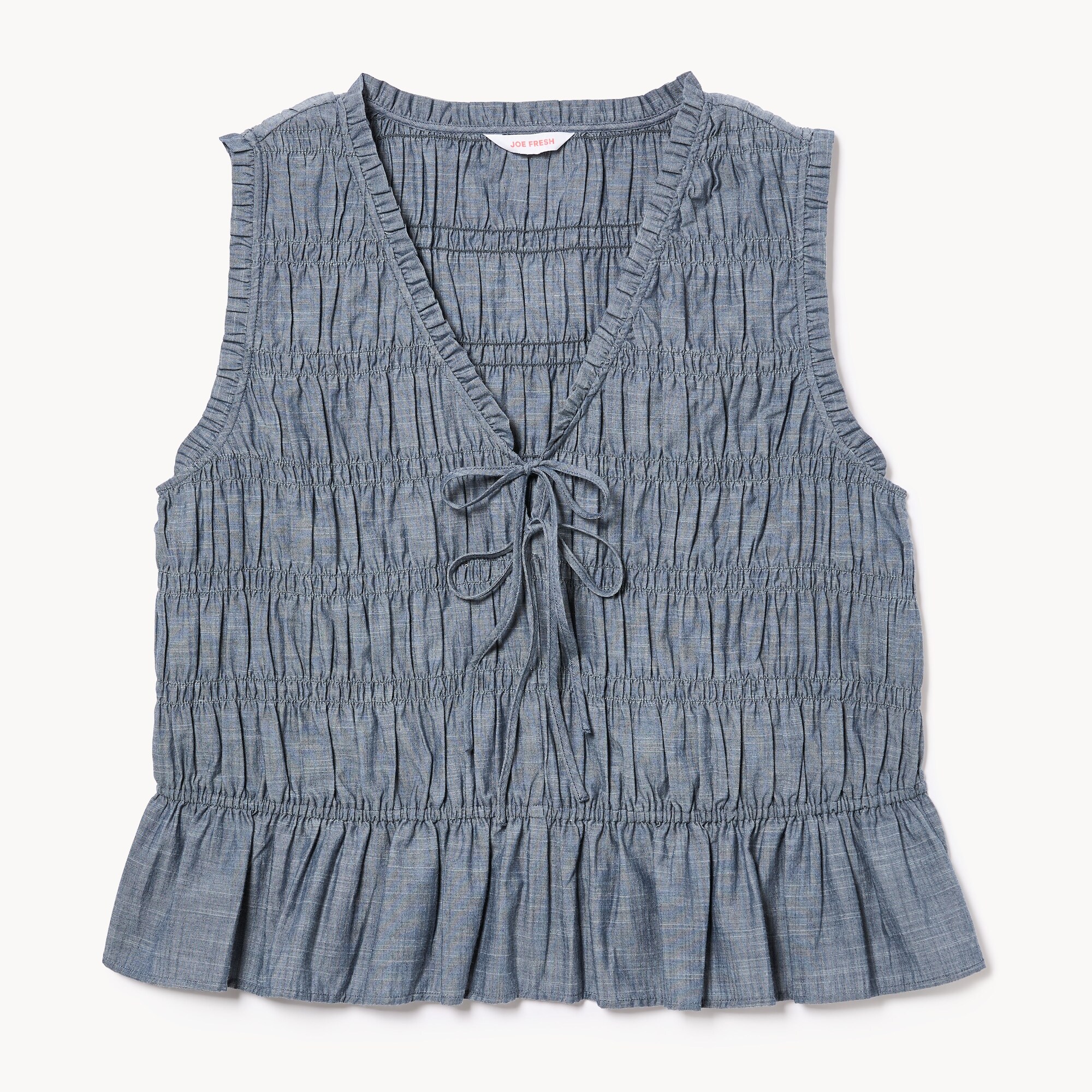 Women+ Smocked Tie Top