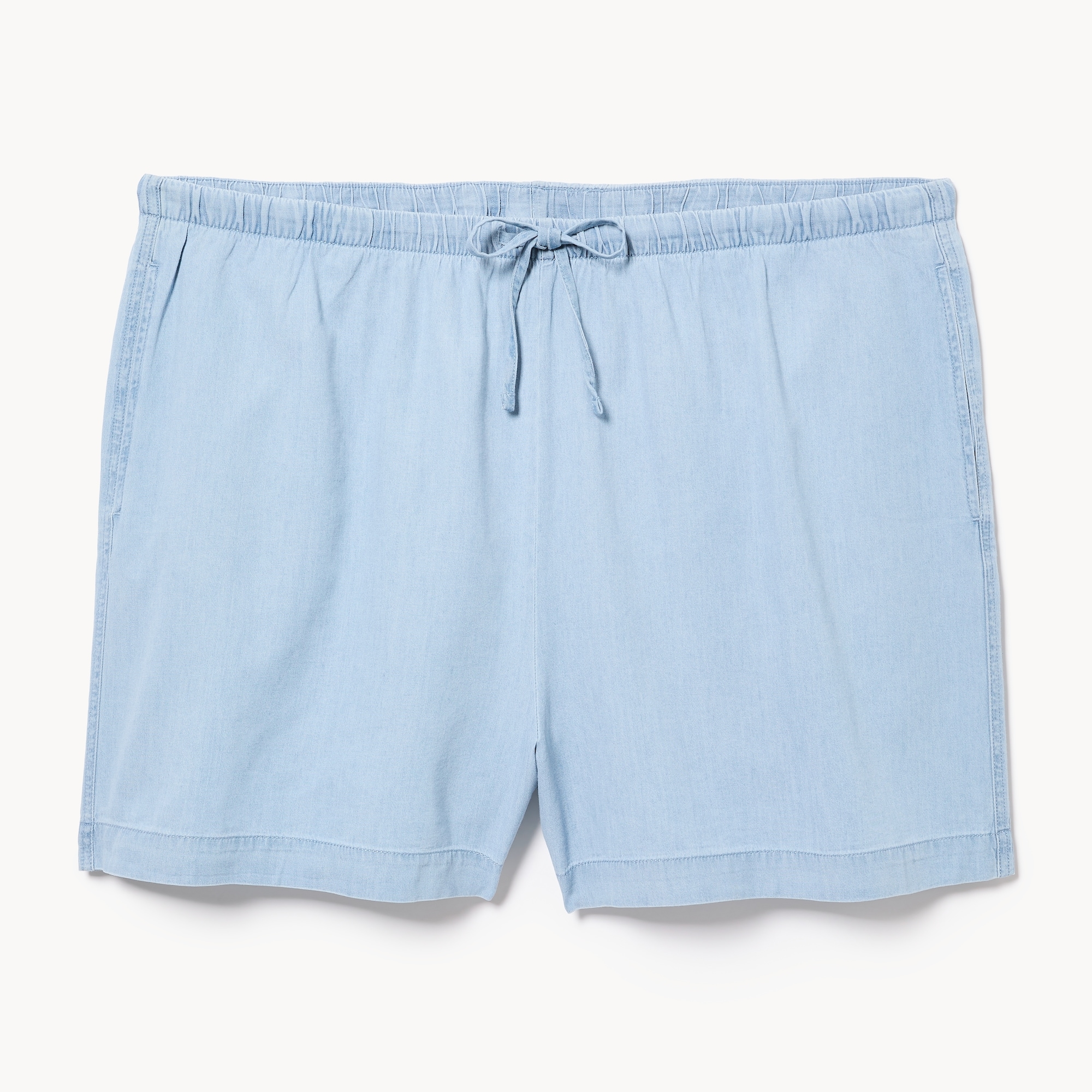 Chambray Light Wash Pull-On Short in Light Wash from Joe Fresh