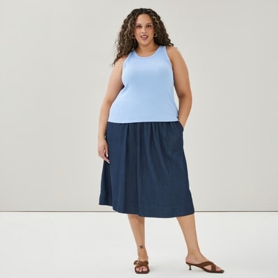 Joe Fresh Women+ Ribbed Racerback Tank 1 ea, $19.00/1ea
