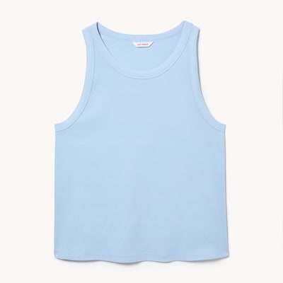 Women+ Ribbed Racerback Tank - Light Blue