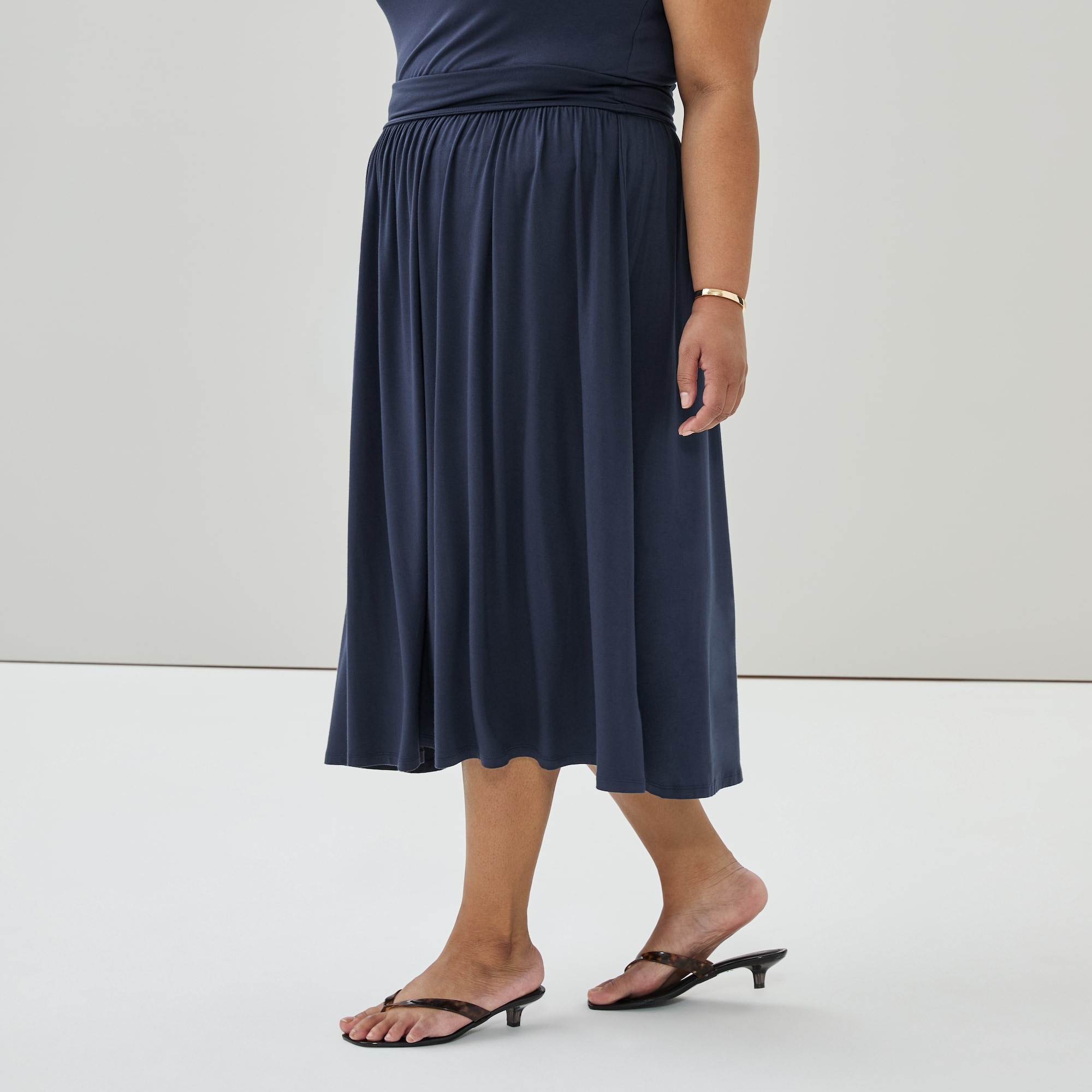 sachin and babi light blue dress Women Elegant Pleated Dress Summer Short Sleeve V-neck Vintage Dresses  Ladies A Line High Waisted Midi Dress