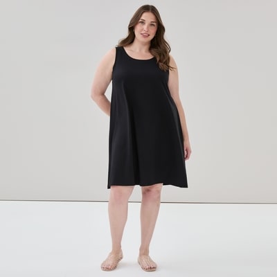 Women+ Knit Tank Dress - JF Black