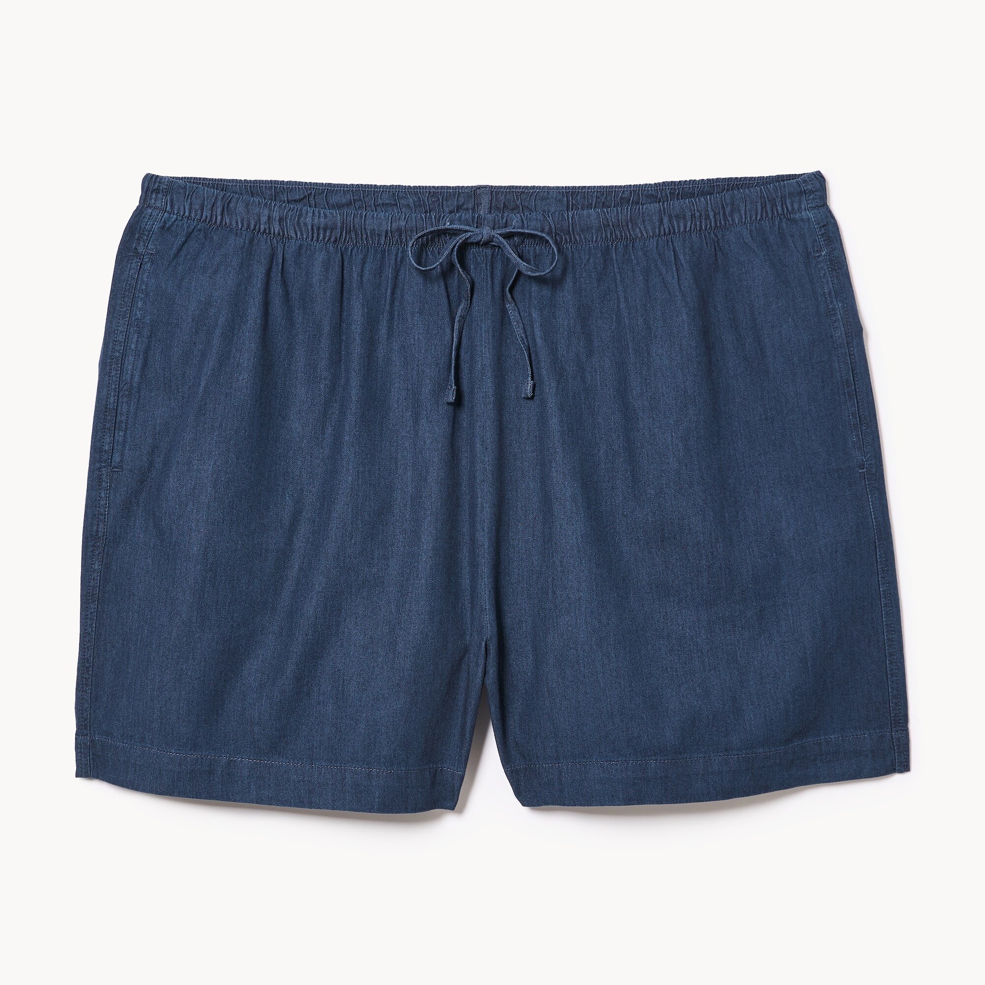 Short sans attache chambray délavé foncé Femmes+