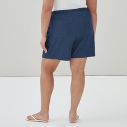 Joe Fresh Women+ Chambray Dark Wash Pull-On Short - 1 ea | Maxi
