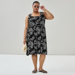 Joe Fresh Women+ Printed Tank Dress - 1 ea | Atlantic Superstore