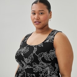 Joe Fresh Women+ Printed Tank Dress - 1 ea | Your Independent Grocer