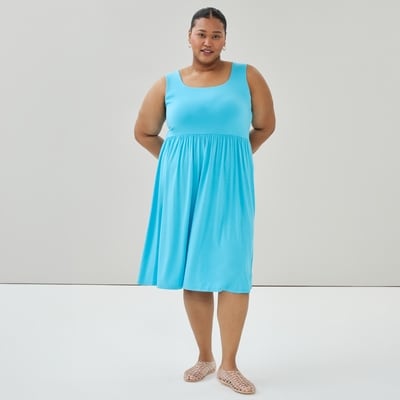 Women+ Tank Dress - Bright Blue