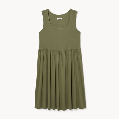 Women+ Tank Dress - Olive