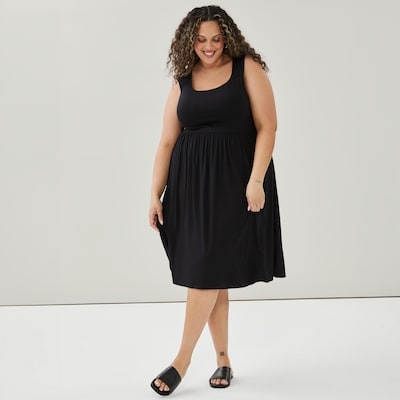 Women+ Tank Dress - JF Black
