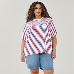 Joe Fresh T-shirt ample à rayures Femmes+ 1 ea, 19,00 $/1ch
