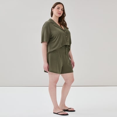 Women+ Pull-On High Rise Short - Olive