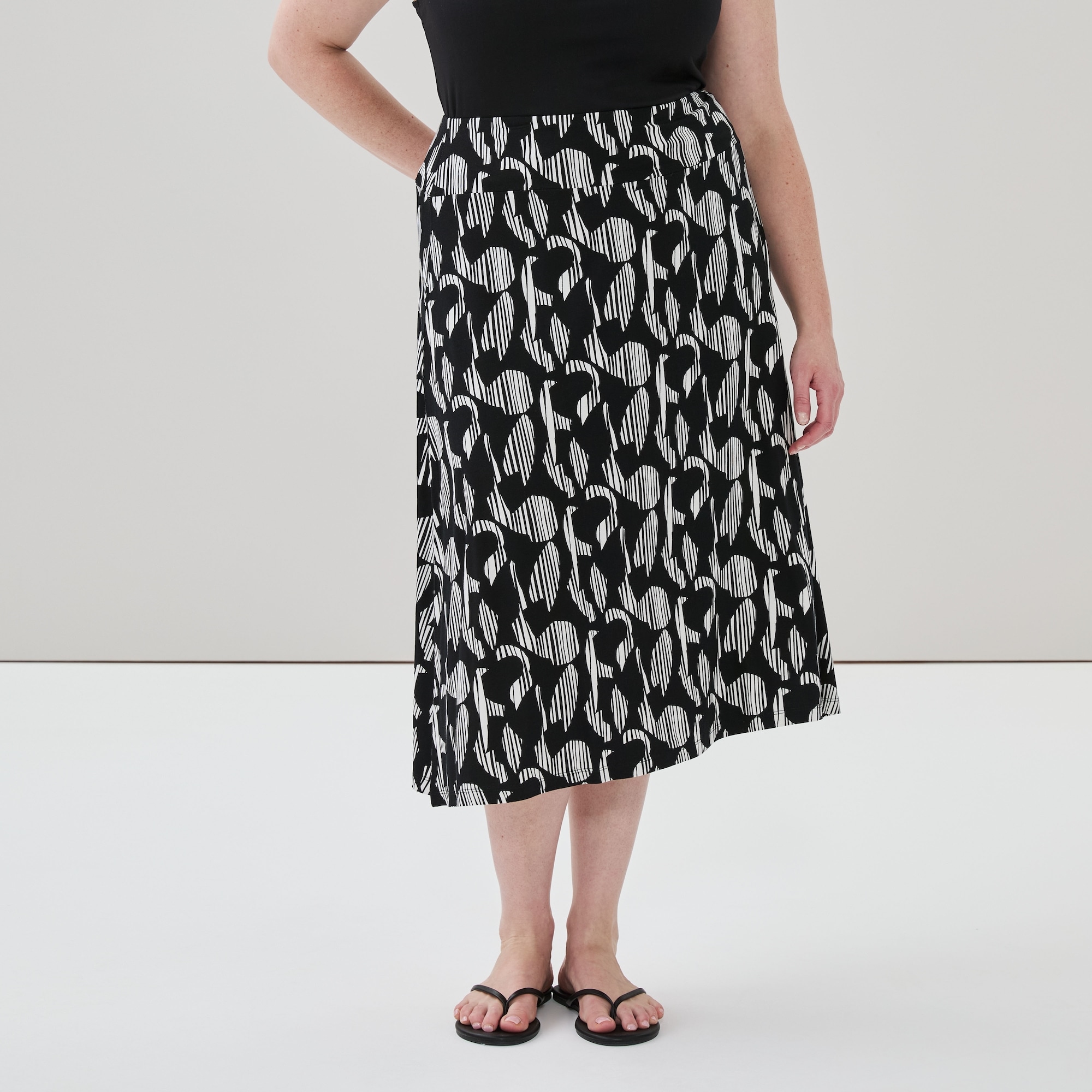 Jupe midi imprimée Femmes+