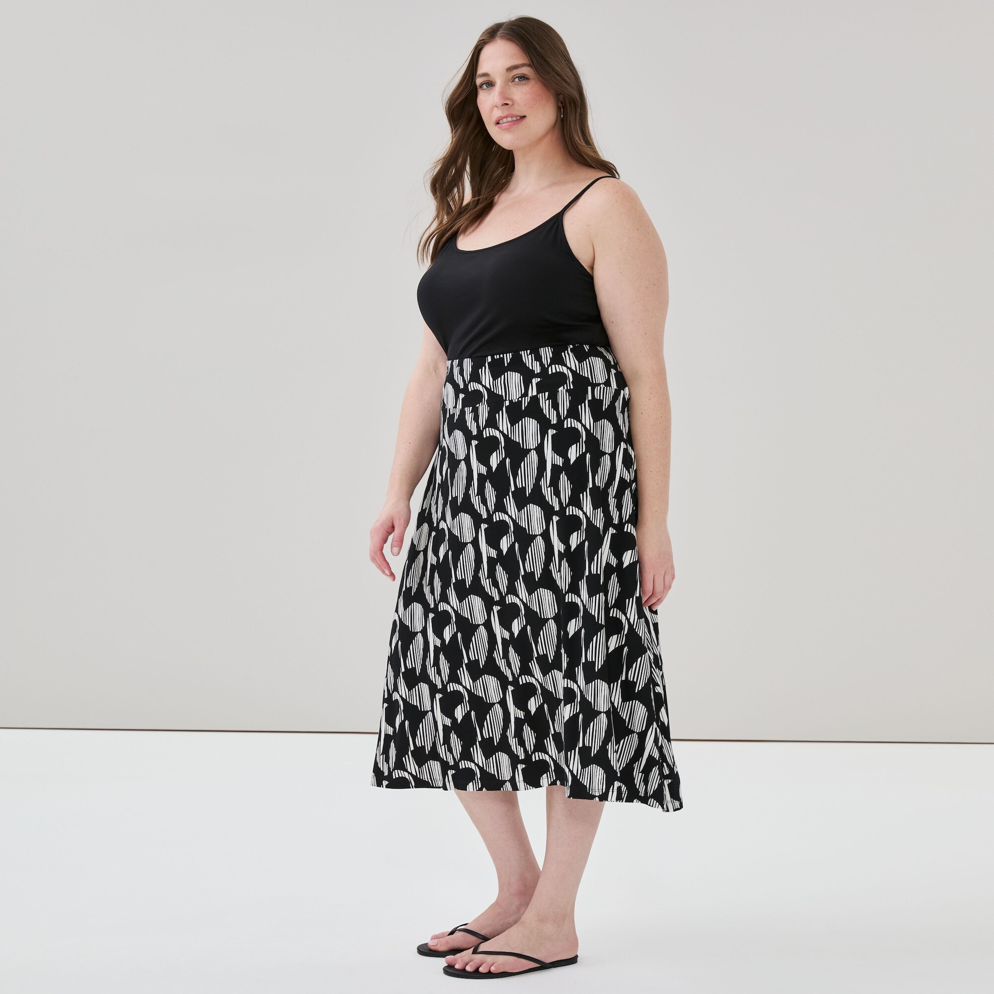 Jupe midi imprimée Femmes+