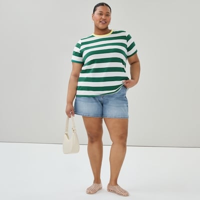 Joe Fresh T-shirt ras du cou à rayures Femmes+ 1 ea, 10,00 $/1ch