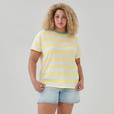 Joe Fresh T-shirt ras du cou à rayures Femmes+ 1 ea, 10,00 $/1ch