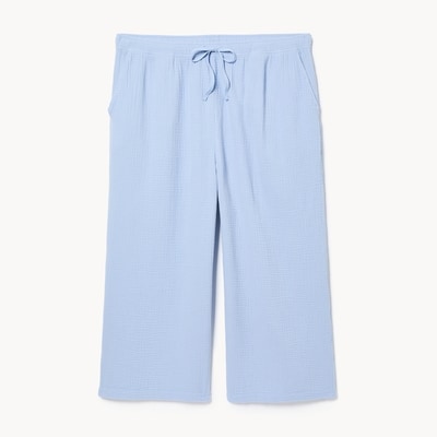 Pantalon sans attache en gaze Femmes+ - Bleu Pâle