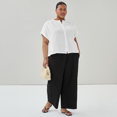 Women+ Gauze Dolman Top - Bright White