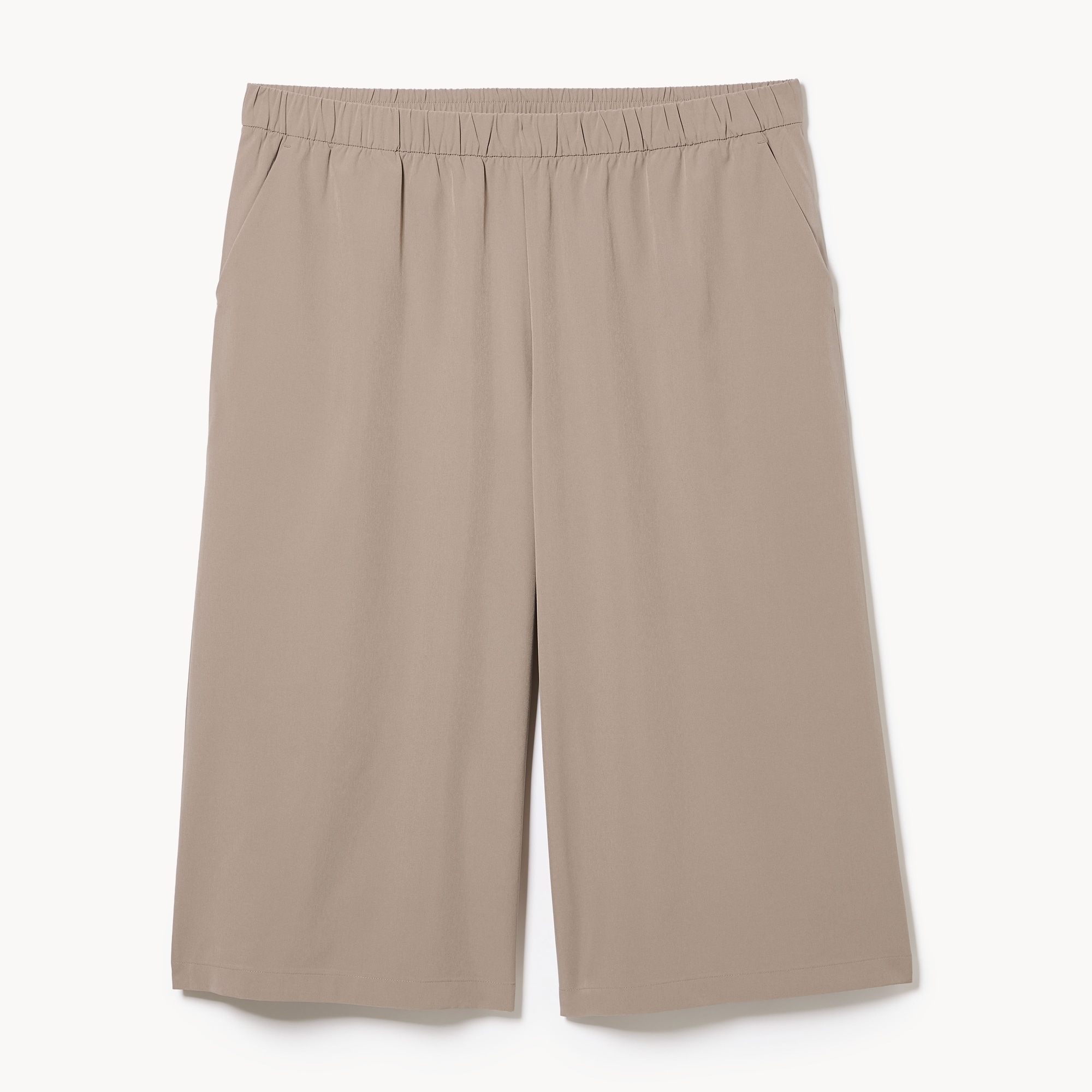 Women+ On-the-Go Cropped Pant in Light Brown from Joe Fresh