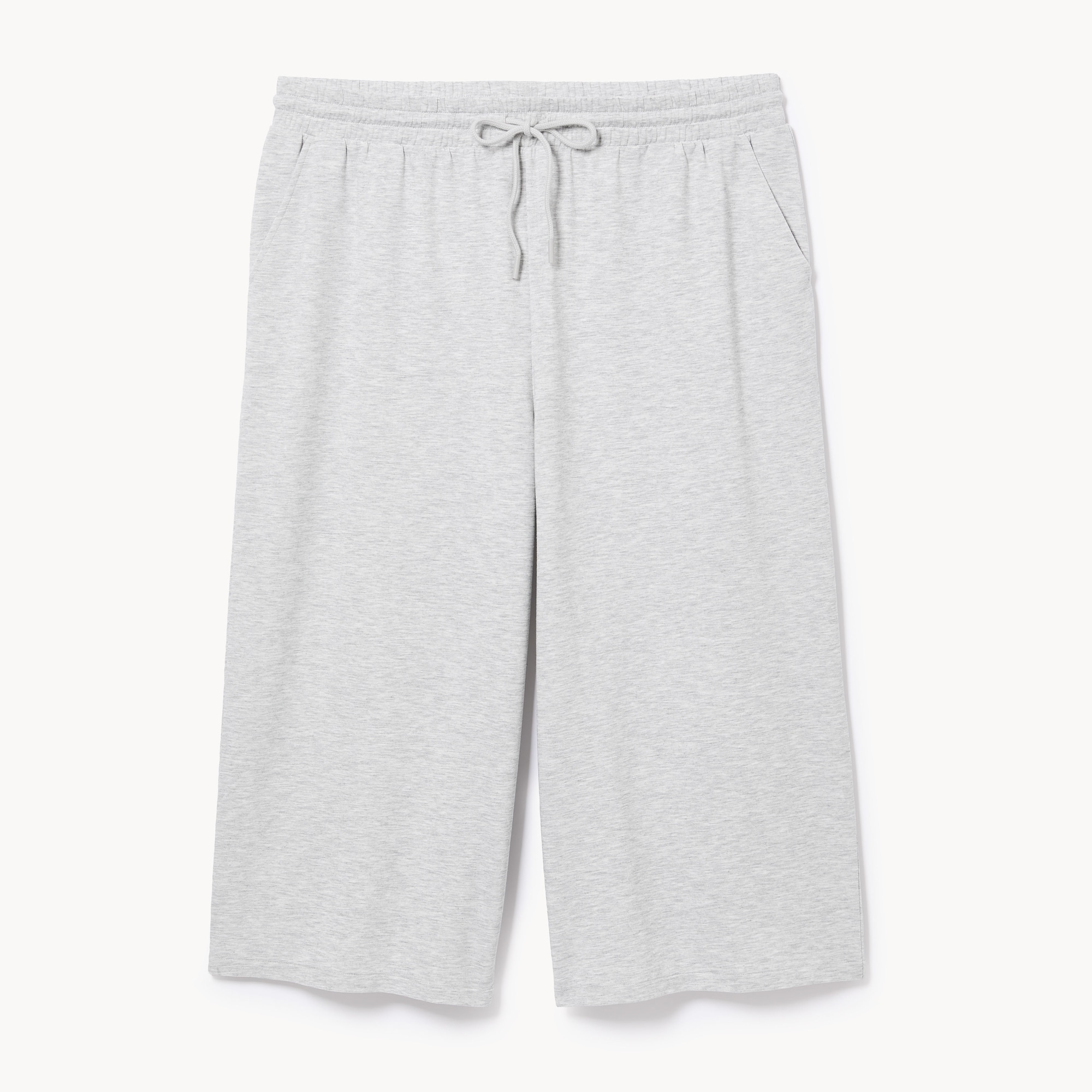 Women+ Active Cropped Wide Leg Pant in Grey Mix from Joe Fresh