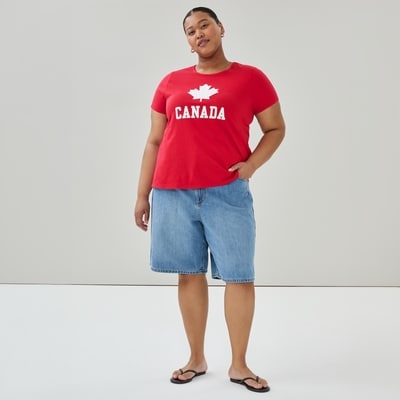 Joe Fresh Women+ Canada T-Shirt 1 ea, $15.00/1ea