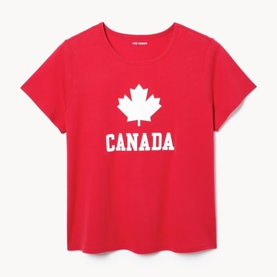 Women+ Canada Day T-Shirt - Red