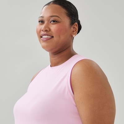 Débardeur sport évacuant l’humidité Femmes+ - Rose Pâle