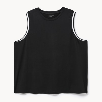 Women+ Active Moisture-Wicking Muscle Tank - Black