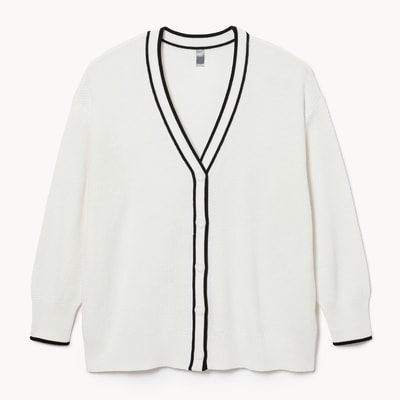 Women+ Active Knit Cardigan - White