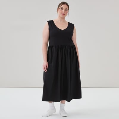 Robe midi tout-aller Femmes+ - Noir
