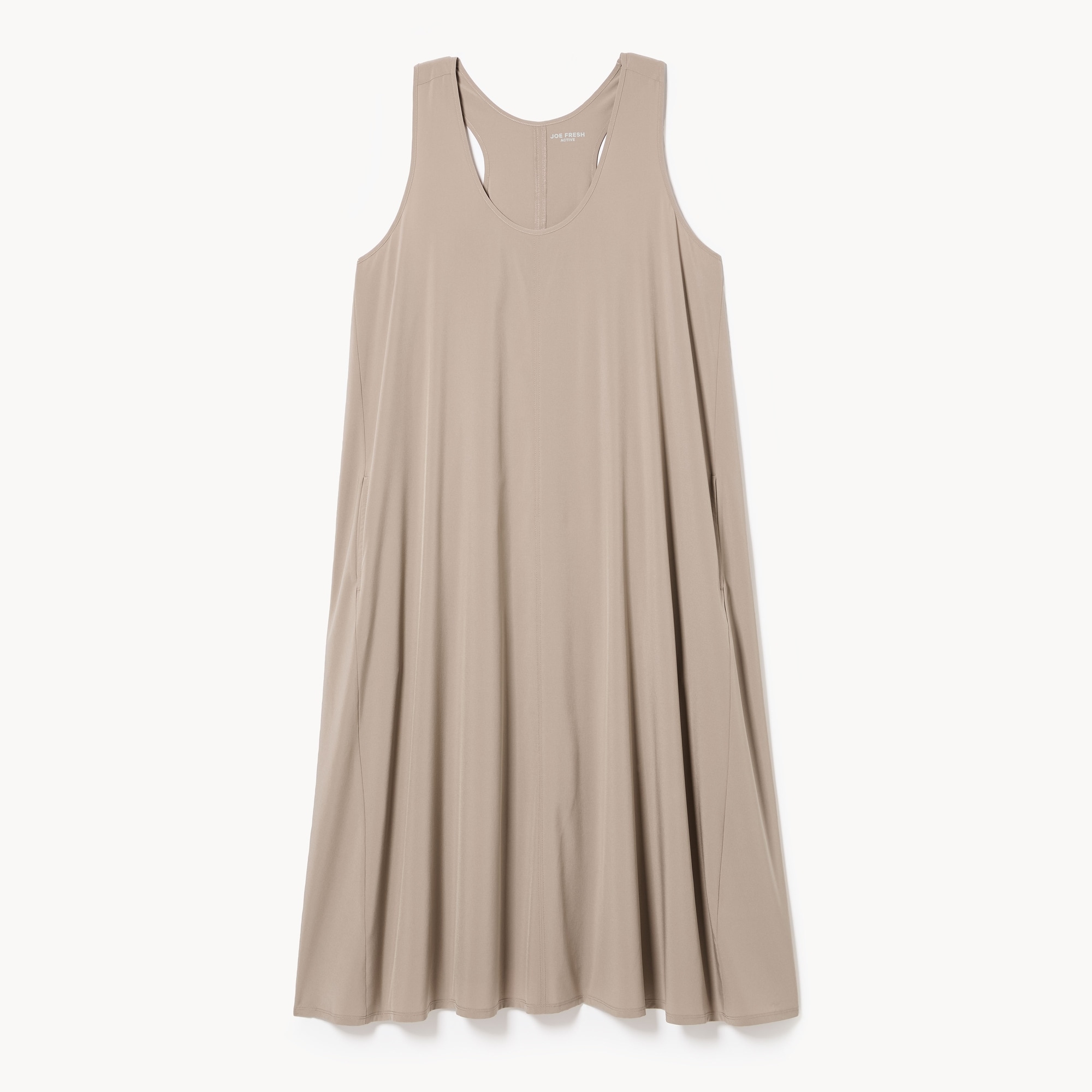 Women+ On-the-Go Maxi Dress in Light Brown from Joe Fresh