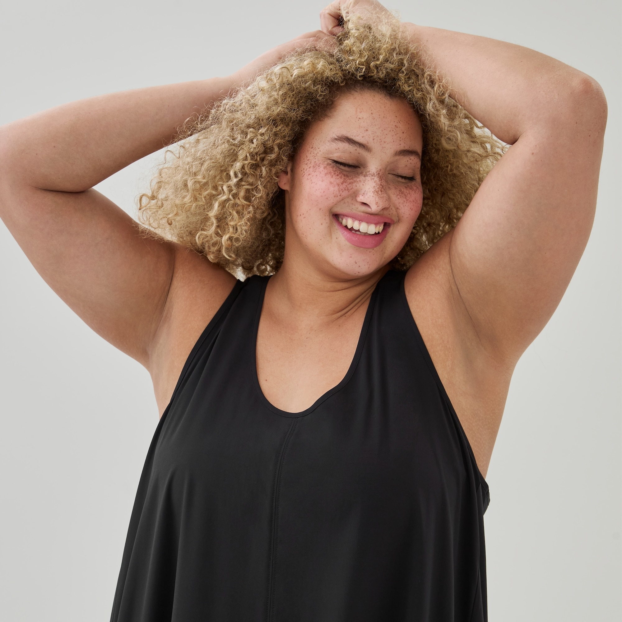 Women+ On-the-Go Maxi Dress in Black from Joe Fresh