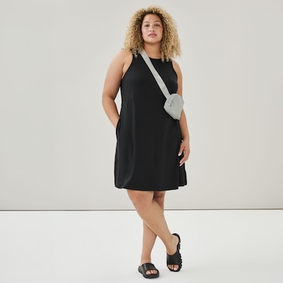 Women+ Active Tank Mini Dress - Black