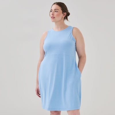 Minirobe cami sport Femmes+ - Mélange De Bleu Pâle