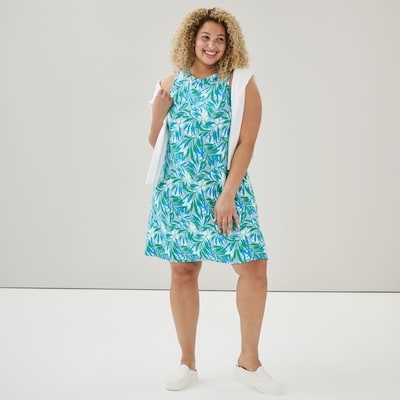 Robe cami sport imprimée Femmes+ - Bleu