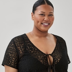 Joe Fresh Women+ Crochet Cover-Up Cardigan - 1 ea | Your