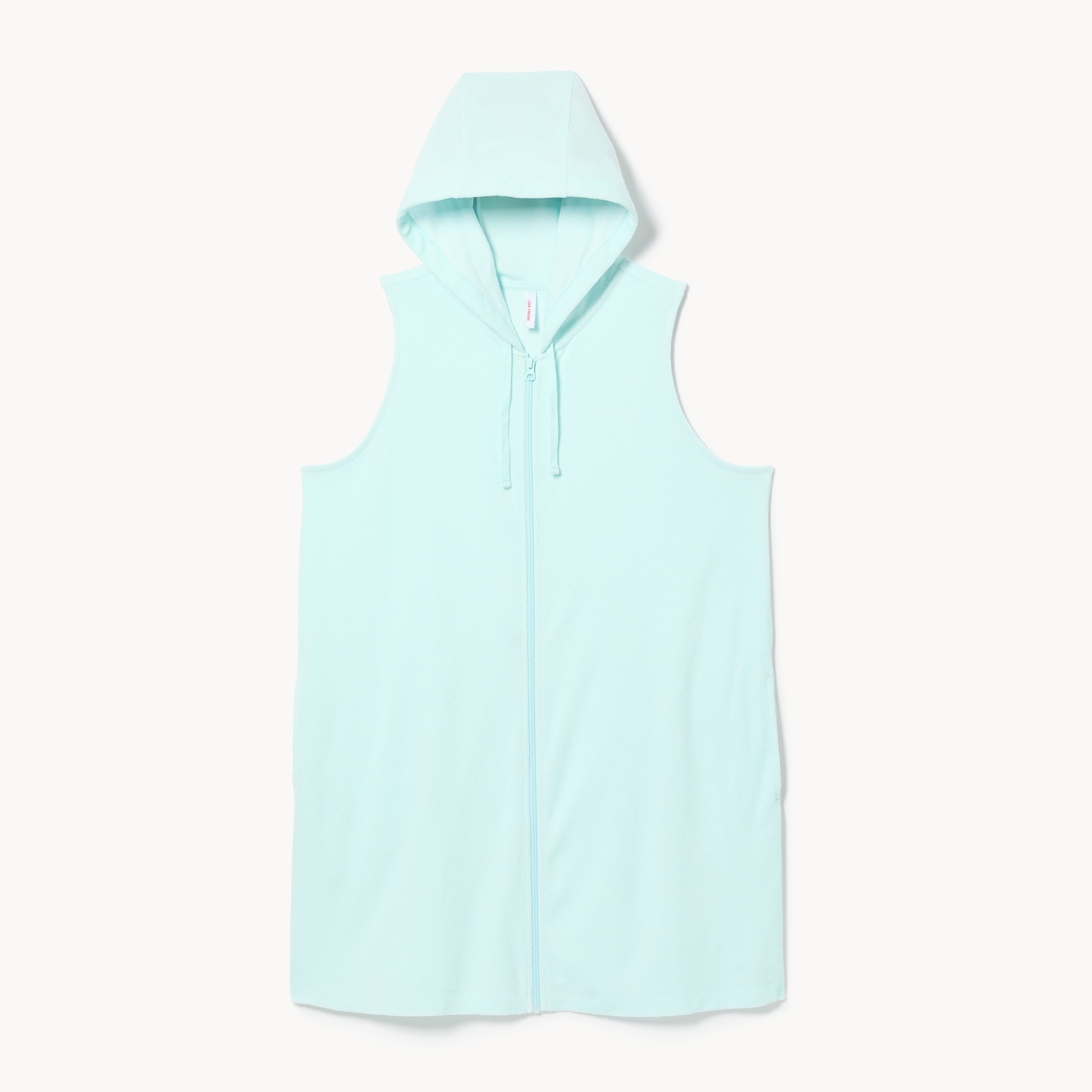 Cache-maillot à capuchon en ratine bouclée Femmes+