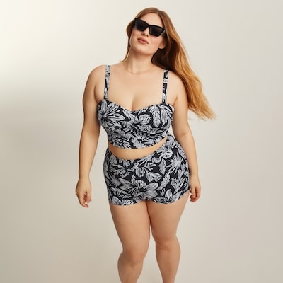 Joe Fresh Women+ Printed High Rise Swim Short 1 ea, $29.00/1ea