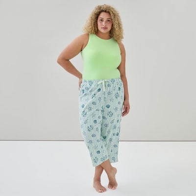 Women+ Built-In Bra Sleep Tank - Pastel Green