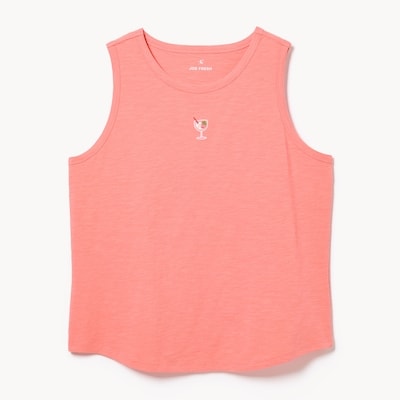 Cami de nuit brodée Femmes+ - Rose Vif