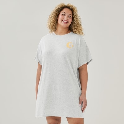 Robe de nuit ample Femmes+ - Mélange De Gris Pâle