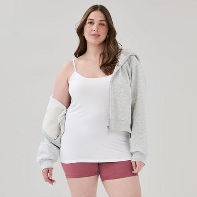Cami ajustée Femmes+ - Blanc pur