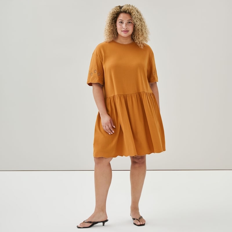 Joe Fresh Women+ Eyelet Mini Dress - 1 ea | Dominion Stores of