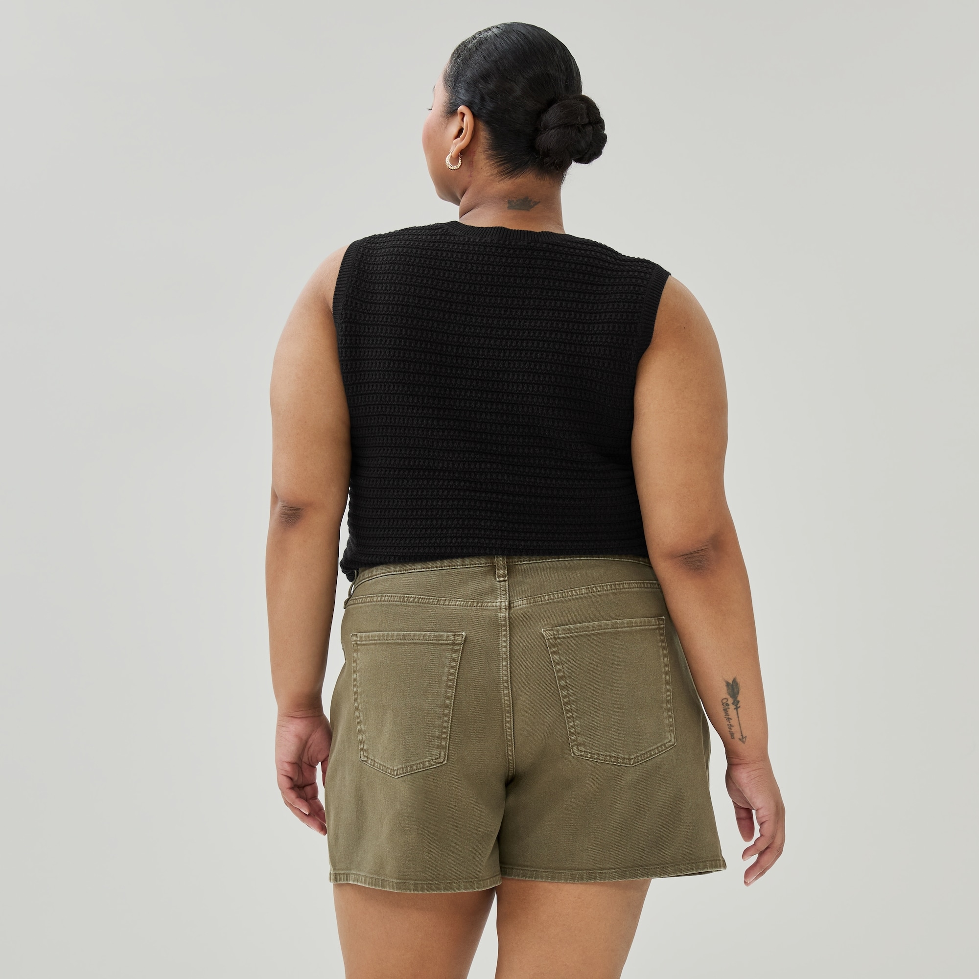 Short à taille haute Femmes+
