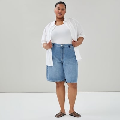 Joe Fresh Short ample en denim délavé clair Femmes+ 1 ea, 39,00 $/1ch