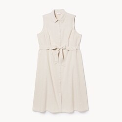 horizontal line dresses Rails | Edie Dress - Ivory Navy Stripe | Premium Cotton | Size S main image 0