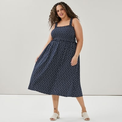 Joe Fresh Robe cami midi à fronces Femmes+ 1 ea, 39,00 $/1ch