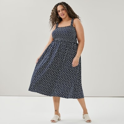 Joe Fresh Robe cami midi à fronces Femmes+ 1 ea, 39,00 $/1ch
